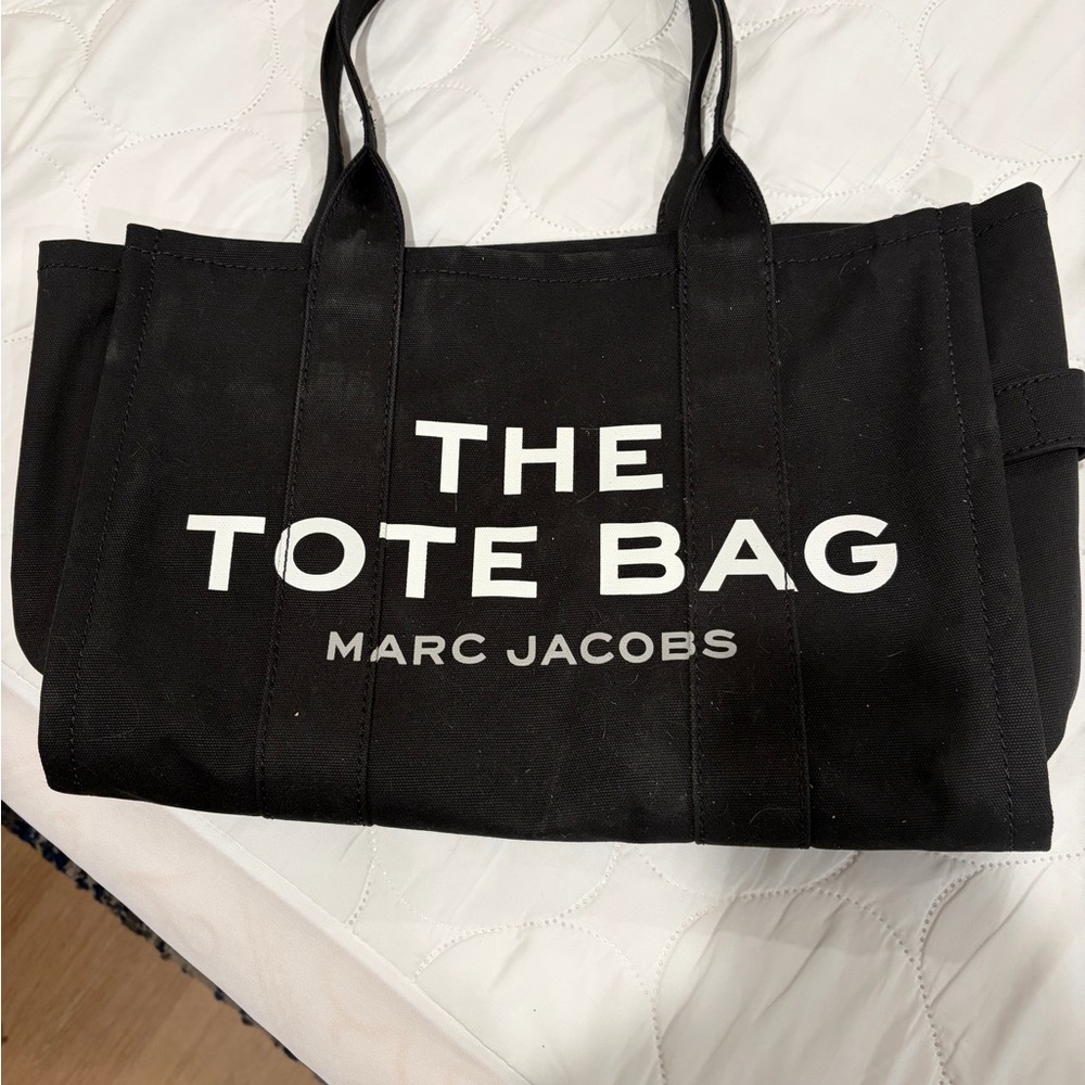 Marc Jacobs Black Canvas 'The Tote Bag'